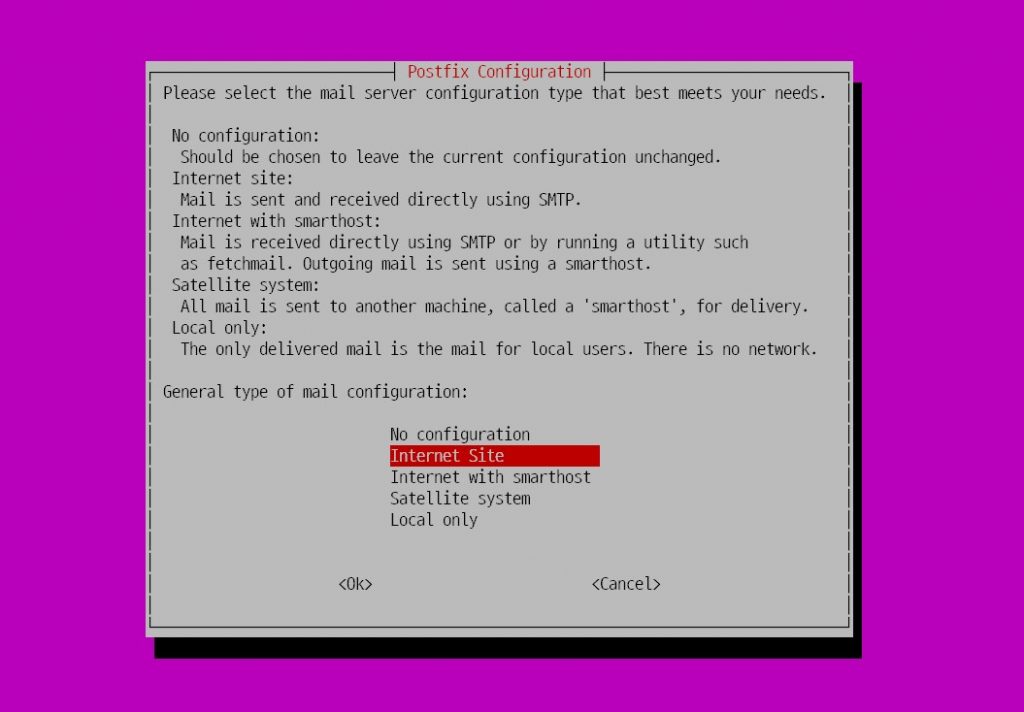 Установка Postfix — как настроить почтовый сервер на Linux