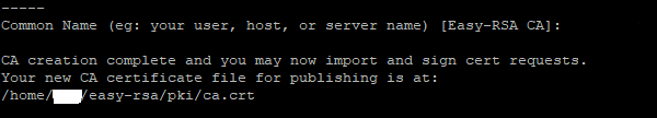 CN - настройка OpenVPN Server