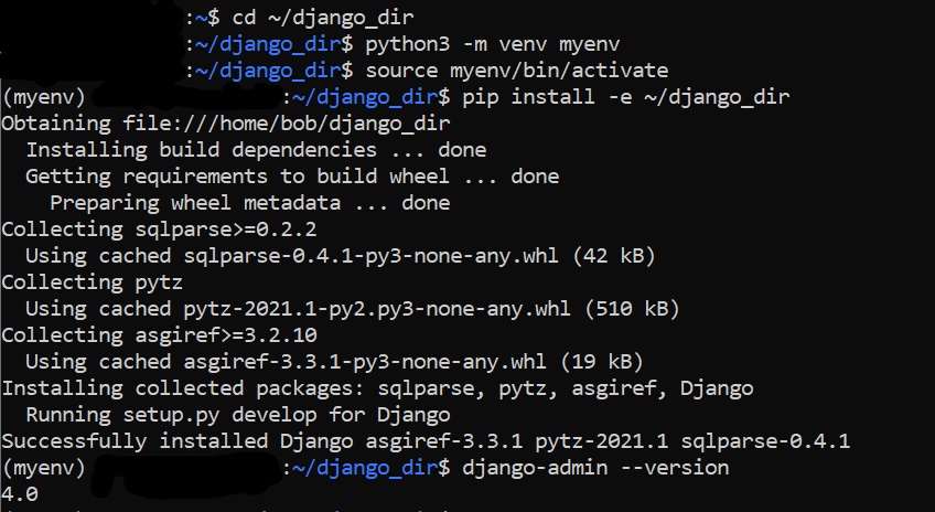 Установка веб-фреймворка Django на Ubuntu 20.04 из репозитория Git