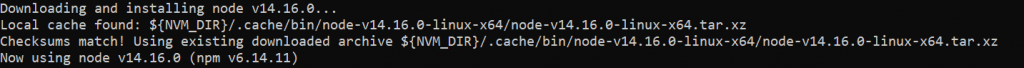 Переключение между версиями node.js