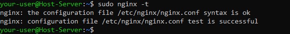 Проверка синтаксиса Nginx - Как развернуть свое Docker хранилище в Ubuntu 20.04