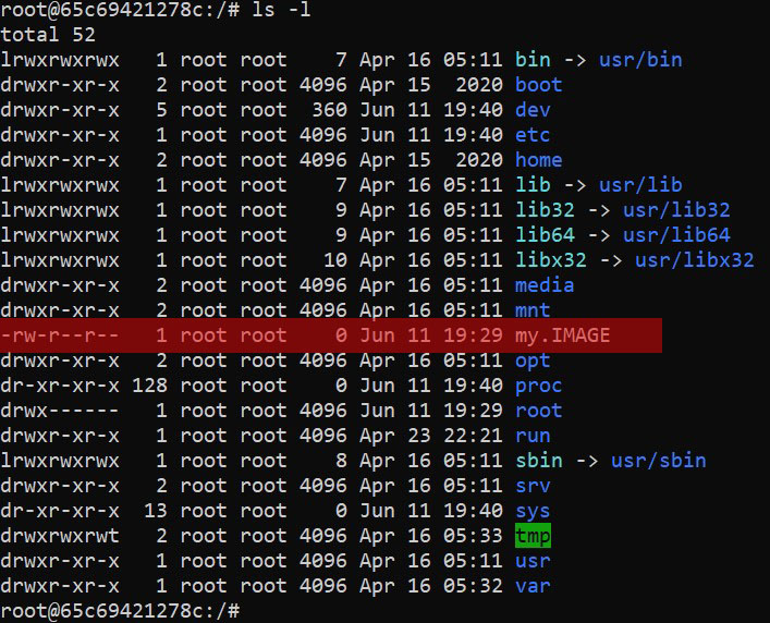 Список файлов загруженного образа - Как развернуть свое Docker хранилище в Ubuntu 20.04