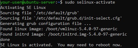 Запуск SELinux - Введение в SELinux под Ubuntu 20.04