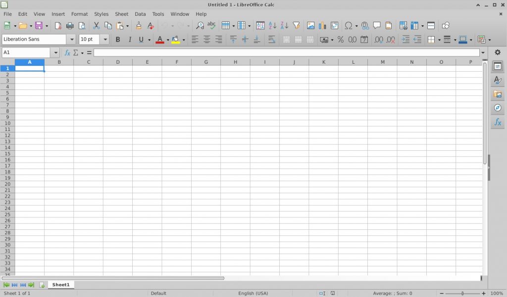 LibreOffice Calc Spreadsheet - Установка альтернатив для офисных программ