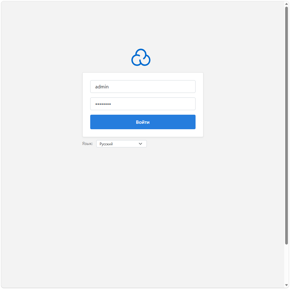 Аутентификация а панели администратора - Как установить CloudPanel на Ubuntu