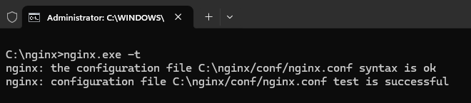 Проверка конфигурации Nginx на корректность