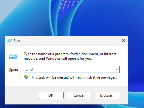 Запуск командной строки - Как установить Nginx на Windows Server