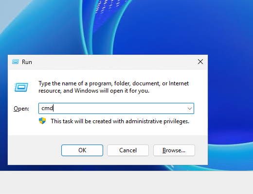 Запуск командной строки в Windows